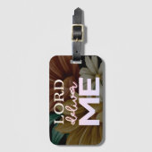 Lord Deliver Me -フローラ ラゲッジタグ (正面縦)