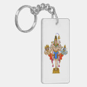 Lord Ekpada Shiva Keychain キーホルダー (正面左)