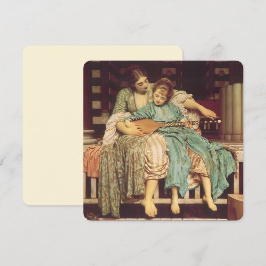 Lord Frederic Leightonによる音楽レッスン (正面/裏面)