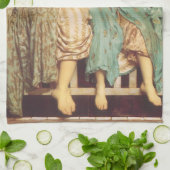 Lord Frederic Leightonによる音楽レッスン キッチンタオル (折り畳み)