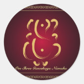 Lord Ganesha – ステッカー (正面)