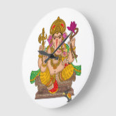 Lord Ganesha Clock ラージ壁時計 (傾斜)