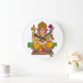 Lord Ganesha Clock ラージ壁時計 (ホーム)