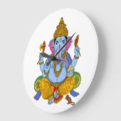 Lord Ganesha Clock ラージ壁時計 (傾斜)