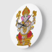 Lord Ganesha Clock ラージ壁時計 (傾斜)
