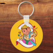 Lord Ganesha Keychain キーホルダー (正面)