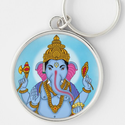 Lord Ganesha Keychain キーホルダー (正面)