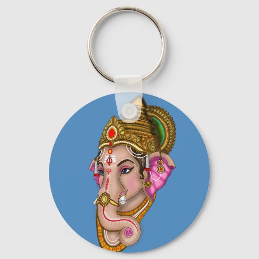 Lord Ganesha Keychain キーホルダー (正面)