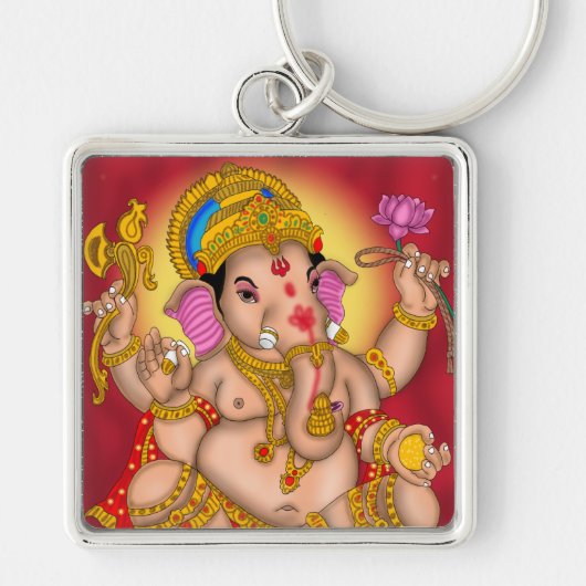 Lord Ganesha Keychain キーホルダー (正面)