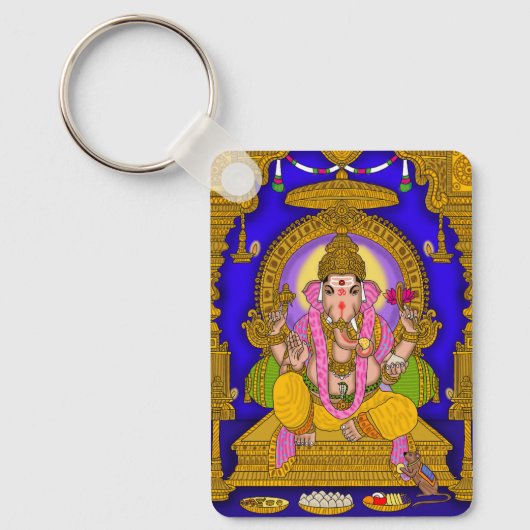 Lord Ganesha Keychain キーホルダー (正面)