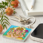 Lord Ganesha Keychain キーホルダー (正面右)