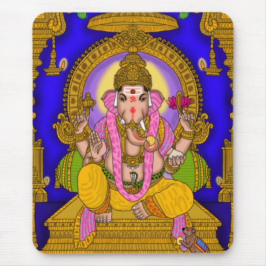 Lord Ganesha Mouse Pad マウスパッド (正面)