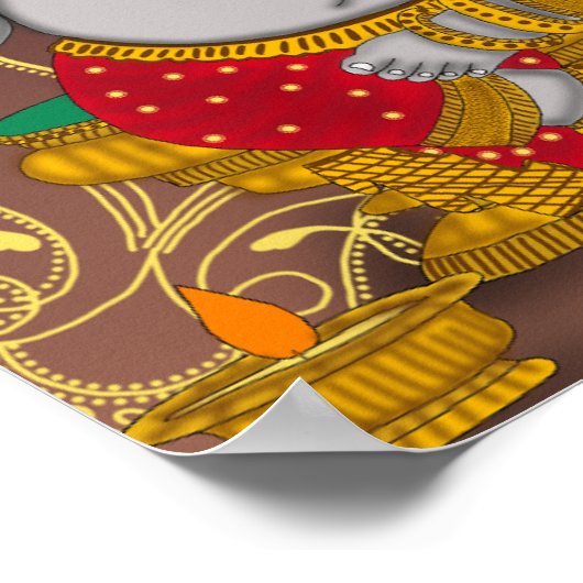 Lord Ganesha Poster ポスター (角)