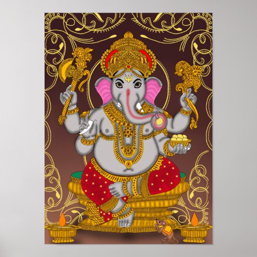 Lord Ganesha Poster ポスター (正面)