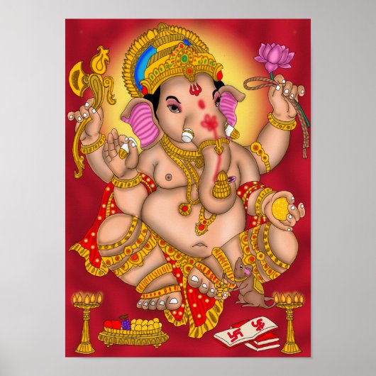 \Lord Ganesha Poster ポスター (正面)