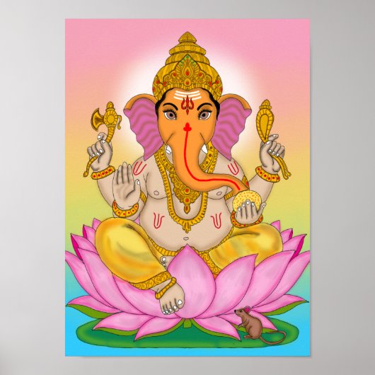 Lord Ganesha Poster ポスター (正面)
