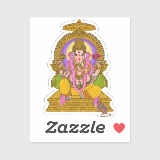 Lord Ganesha Sticker シール (シート)