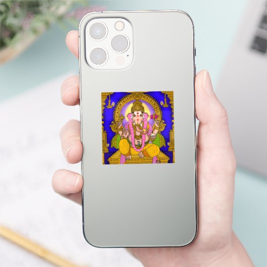 Lord Ganesha Sticker シール (スマートフォン)