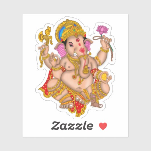 Lord Ganesha Sticker シール (シート)