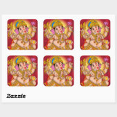 Lord Ganesha Sticker スクエアシール (シート)
