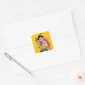 Lord Ganesha Sticker スクエアシール (封筒)