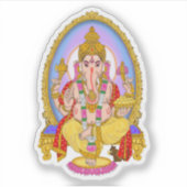 Lord Ganesha Stickers シール (正面)