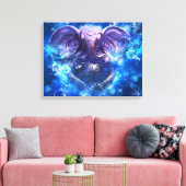 Lord Ganesha Stretted Canvas Print キャンバスプリント (インサイチュ (リビング))