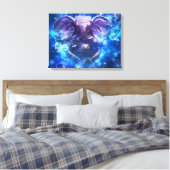 Lord Ganesha Stretted Canvas Print キャンバスプリント (インサイチュ (寝室))