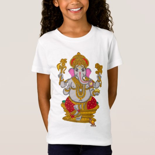 Lord Ganesha T-Shirt Tシャツ (正面)