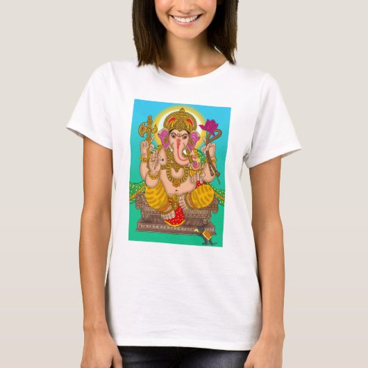 Lord Ganesha T-Shirt Tシャツ (正面)