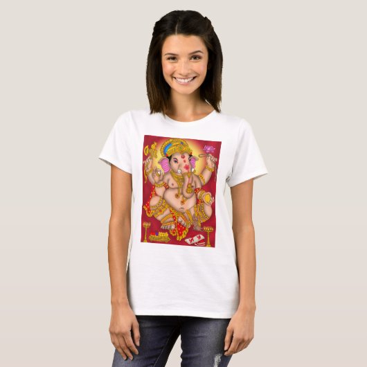 Lord Ganesha T-Shirt Tシャツ (正面フル)