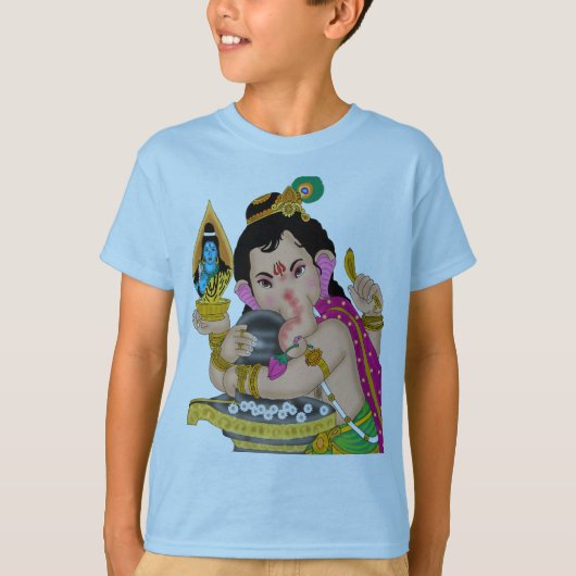 Lord Ganesha T-Shirt Tシャツ (正面)
