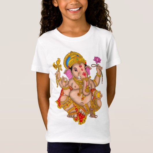 Lord Ganesha T-Shirt Tシャツ (正面)