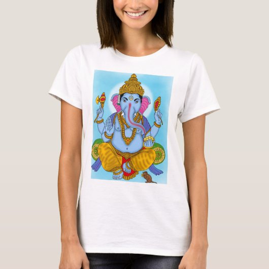 Lord Ganesha T-Shirt Tシャツ (正面)
