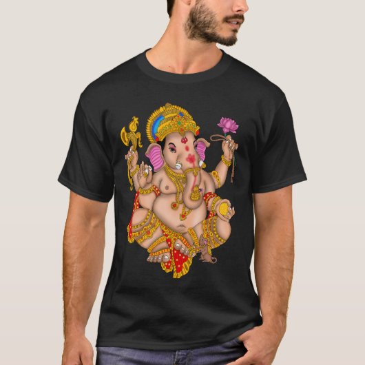 Lord Ganesha T-Shirt Tシャツ (正面)
