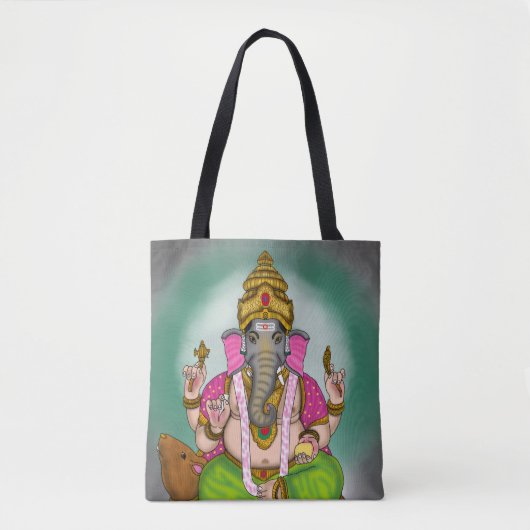 Lord Ganesha Tote Bag トートバッグ (正面)
