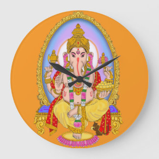 Lord Ganesha Wall Clock ラージ壁時計