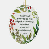 Lord Goes Before You  Deut 31: 8 Customize セラミックオーナメント (右)