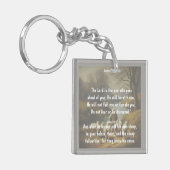 Lord Good Shephere Go Before You Bible Scripture キーホルダー (正面左)