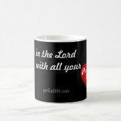 Lord gotGod316.comハートを信頼 モーフィングマグカップ (中央)