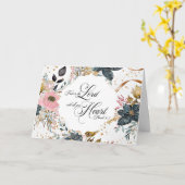 Lord Greeting Cardを信頼する カード (黄色い花)