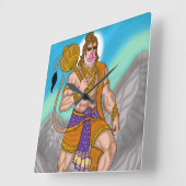 Lord Hanuman Clock スクエア壁時計 (傾斜)