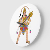 Lord Hanuman Clock ラージ壁時計 (傾斜)