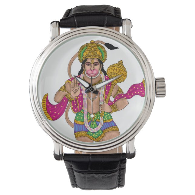 Lord Hanuman Clock 腕時計 (正面)
