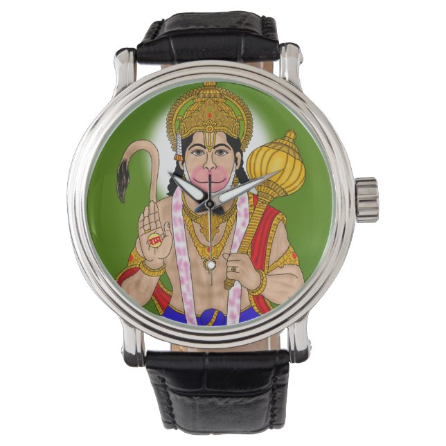 Lord Hanuman Clock 腕時計 (正面)