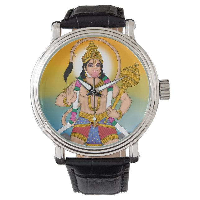 Lord Hanuman Clock 腕時計 (正面)