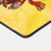 Lord Hanuman Flying Lifting Mountain デスクマット (コーナー)