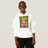 Lord Hanuman Hoodie – Winter Wear & Spiritual Fash (正面フル)