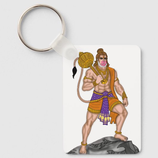 Lord Hanuman Keychain キーホルダー (正面)