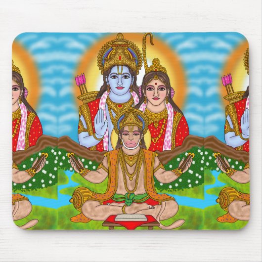 Lord Hanuman Mouse Pad マウスパッド (正面)